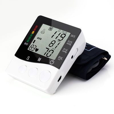 LCD Digitaal het Manchet Digitaal OEM van de WapenBloeddruk ODM BP Monitorbovenleer