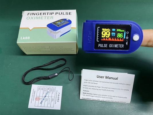 De kleur Geleide Impuls Oximeter van de het Scherm Digitale Handbediende Draagbare Vingertop