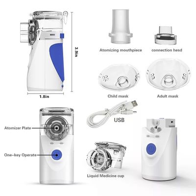 Het draagbare Handbediende Inhaleertoestel Mesh Nebulizer Machine van de Verstuiversmachine