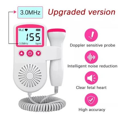 Draagbaar 	De foetale Doppler-van de de Babyzak van de Hartmonitor Monitor van Doppler voor Zwangerschap