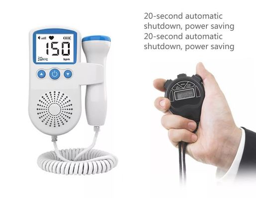 Draagbaar 	De foetale Doppler-van de de Babyzak van de Hartmonitor Monitor van Doppler voor Zwangerschap