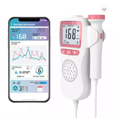 OEM van de Vrouwen Foetale Doppler van het Ziekenhuismachines Draagbare Zwangere Foetale het Hartmonitor