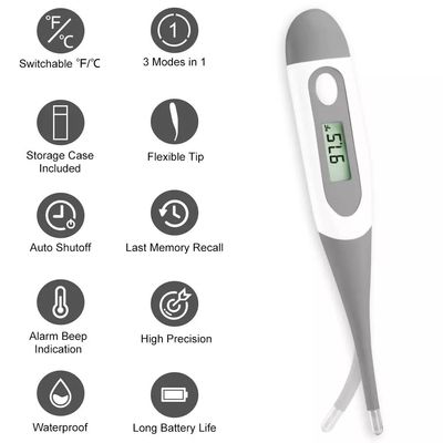 De draagbare Mondelinge Underarm-van het de Babykind van de Oksel Rectale Test van de het Jonge geitje Volwassen Koorts Digitale Thermometer