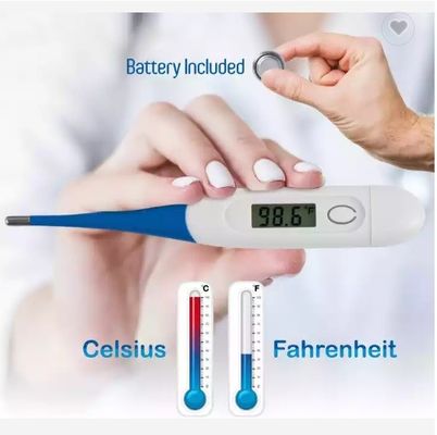 LCD Vertoning van de de Baby Digitale Temperatuur van de snel 2 Secondentest de Thermometer Elektrische Plastic OEM