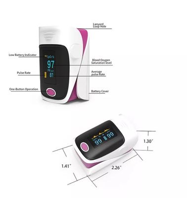 De digitale van de de Vingertopimpuls van Oled Spo2 van het Vingeruiteinde Draagbare Impuls Oximeter van Oximeter