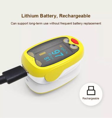 Van het Kindjonge geitjes van OLED Draagbare van de Impulsoximeters Navulbare de Vingertopimpuls Bij pasgeborenen Oximeter