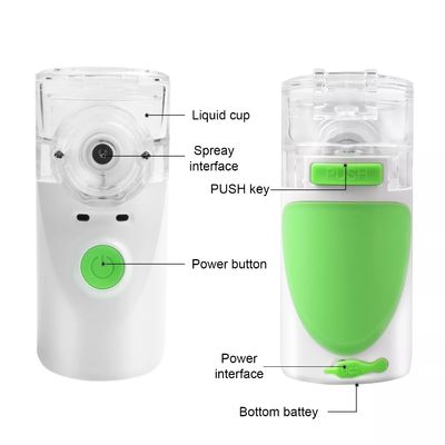 De ultrasone Draagbare Drinkbare Verstuiversmachine inhaleert Mesh Electric Ce-AMERIKAANSE CLUB VAN AUTOMOBILISTENbatterij X 2 270g