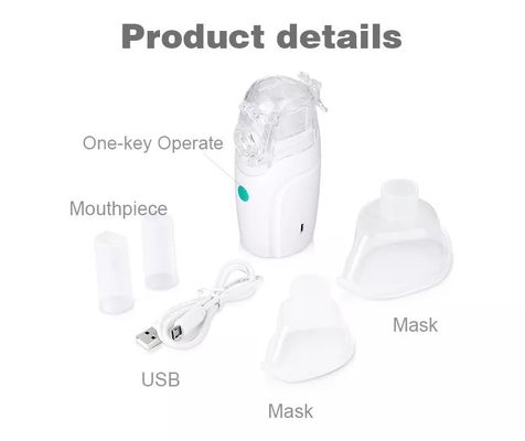 Van de het Maskerhoest van huishouden de Handbediende Draagbare Verstuivers Drug Mesh Nebulizer Machine