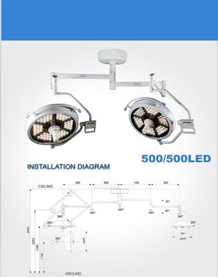 Chirurgische Lamp Tand Werkende Lamp die de Lichte Werkende Lamp van Shadowless in werking stellen
