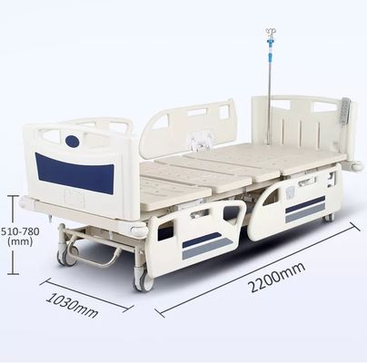 Vijf Functie ICU het Elektrische Regelbare Geduldige ICU Medische Bed van het Verzorgingsbed