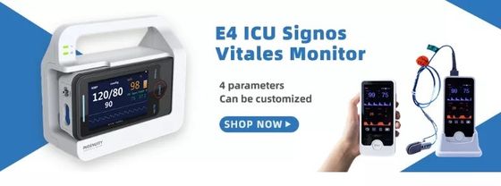 E4 de Draagbare van de de Monitor Multiparameter van NIBP Vitals Geduldige Monitor voor het Ziekenhuisbed