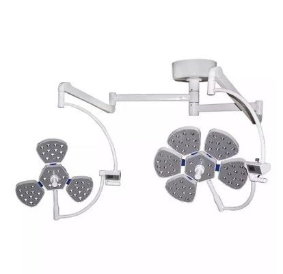 Van de LEIDENE de Chirurgische Lichte van de Koepelshadowless Bloemvorm Geleide Verrichting Lichte Dubbele Werkende Lamp