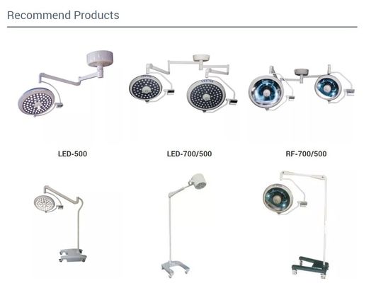 Van de LEIDENE de Chirurgische Licht Geleide Werkende Lamp van Shadowless Verrichtings Lichte Dubbele Koepel