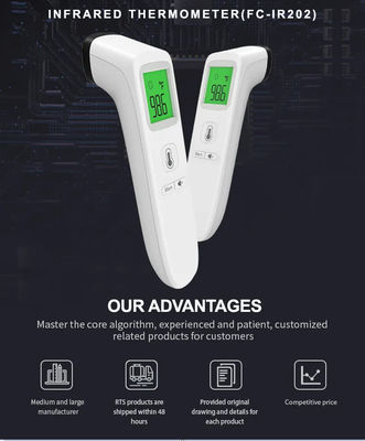 Ce-van het het Voorhoofd Digitaal Infrarood Lichaam van de Koorts Hoofdtemperatuur de Thermometer niet Contact