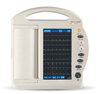 12 kanaal van de de Machineelektrocardiograaf van het 7 Duimtouche screen ECG het Lood van Standard 12