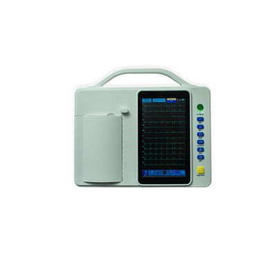 6 kanalen EKG-machine Elektrokardiograaf Aanraakscherm