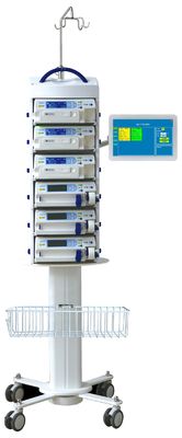 3.5 inch kleuren scherm IV medische spuitpomp met dokstation HIS systeem