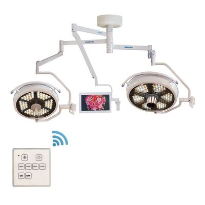 Van de LEIDENE de Dubbele Medische Lampen Plafond Chirurgische Hoofdlamp Geleide Lichte Chirurgische Hoofdlamp