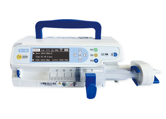 3.5 inch kleuren scherm IV medische spuitpomp met dokstation HIS systeem